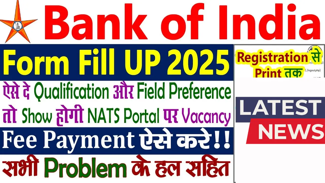 Bank of India Vacancy in 2025